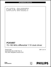 Click here to download PCKV857 Datasheet