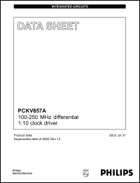 Click here to download PCKV857A Datasheet