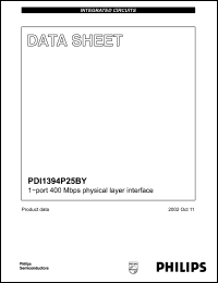 Click here to download PDI1394P25BY Datasheet
