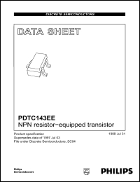Click here to download PDTC143E Datasheet