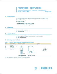 Click here to download PSMN009-100P Datasheet