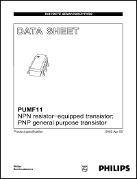 Click here to download PUMF11 Datasheet