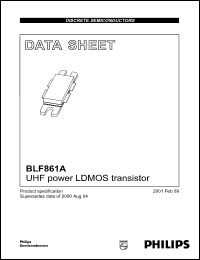 Click here to download BLF861A Datasheet