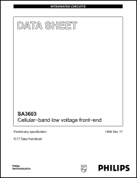 Click here to download SA3603DH Datasheet