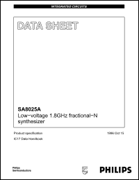 Click here to download SA8025A Datasheet