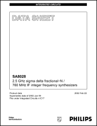 Click here to download SA8028 Datasheet