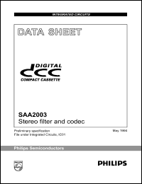 Click here to download SAA2003 Datasheet