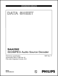 Click here to download SAA2502 Datasheet