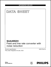 Click here to download SAA4992H Datasheet