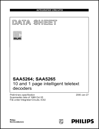 Click here to download SAA5265PS Datasheet