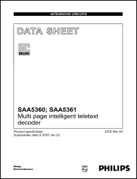 Click here to download SAA5360HL Datasheet