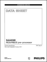 Click here to download SAA6588T Datasheet