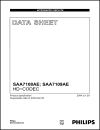 Click here to download SAA7108AE Datasheet