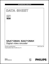 Click here to download SAA7128AH Datasheet