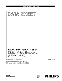 Click here to download SAA7184 Datasheet