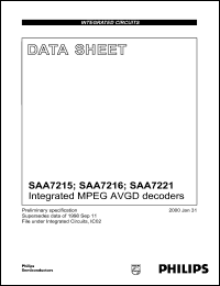 Click here to download SAA7221HS Datasheet