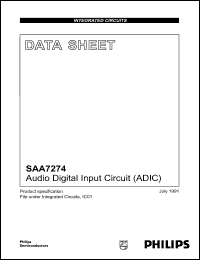 Click here to download SAA7274 Datasheet