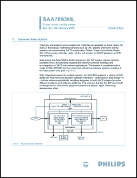 Click here to download SAA7893HL Datasheet