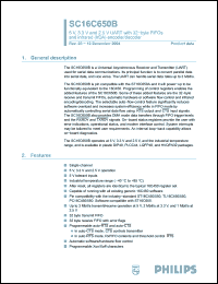 Click here to download SC16C650BIBS Datasheet