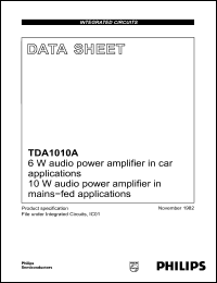Click here to download TDA1010 Datasheet