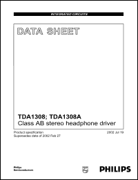Click here to download TDA1308A Datasheet