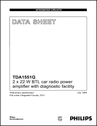 Click here to download TDA1551 Datasheet