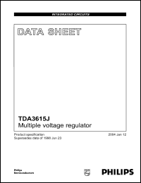 Click here to download TDA3615J Datasheet