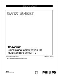 Click here to download TDA4504 Datasheet