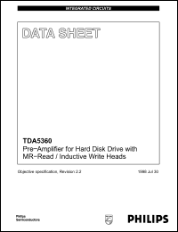 Click here to download TDA5360UH Datasheet