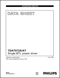 Click here to download TDA7072AT Datasheet