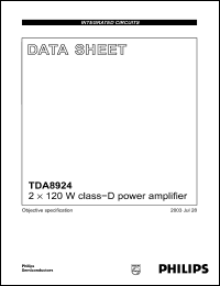 Click here to download TDA8924 Datasheet