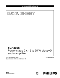 Click here to download TDA8925 Datasheet