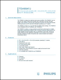 Click here to download TDA8947J Datasheet