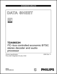 Click here to download TDA9853 Datasheet