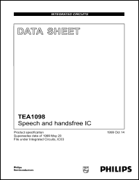 Click here to download TEA1098 Datasheet