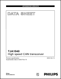 Click here to download TJA1040T Datasheet