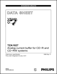 Click here to download TZA1027HL Datasheet