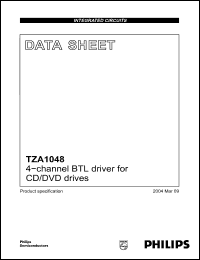 Click here to download TZA1048 Datasheet