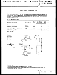 Click here to download BT151F500 Datasheet