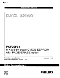 Click here to download PCF29F64 Datasheet