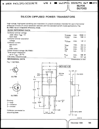 Click here to download BU706D Datasheet