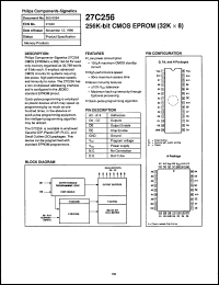 Click here to download 27C256-25FA Datasheet