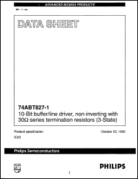 Click here to download 74ABT827D-T Datasheet