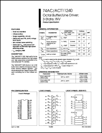 Click here to download 74ACT11240D-T Datasheet