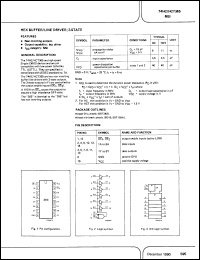Click here to download 74HC365D-T Datasheet