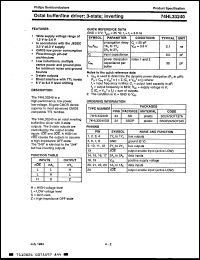 Click here to download 74HL33240D Datasheet