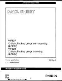 Click here to download N74F828DB Datasheet