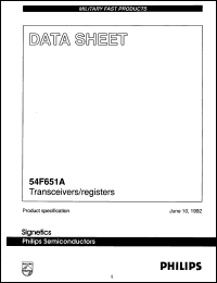 Click here to download 54F651/BLA Datasheet