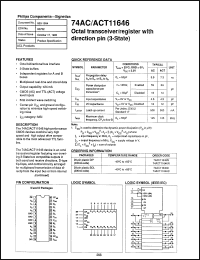Click here to download 74ACT11646D-T Datasheet