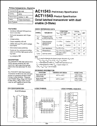 Click here to download 74ACT11543D-T Datasheet